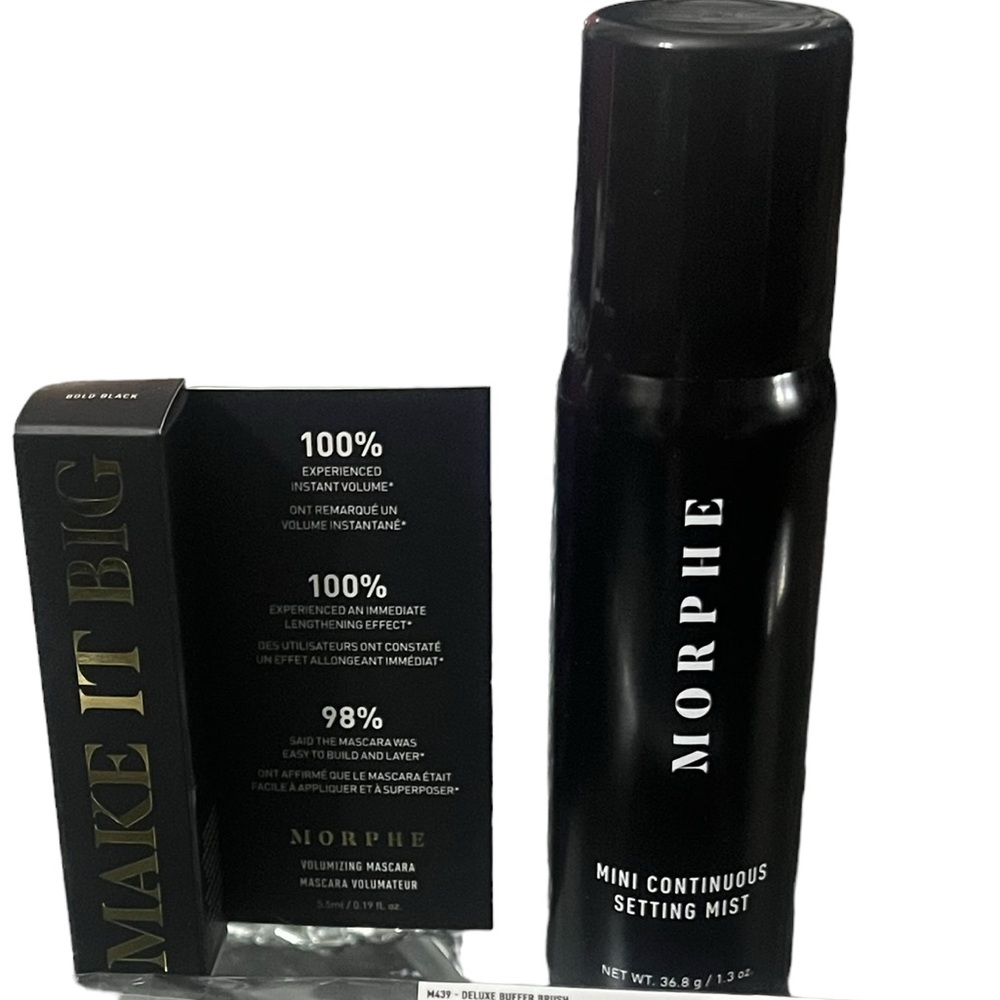 Morphe Mini Continuous Setting Mist and Make It Big Mascara